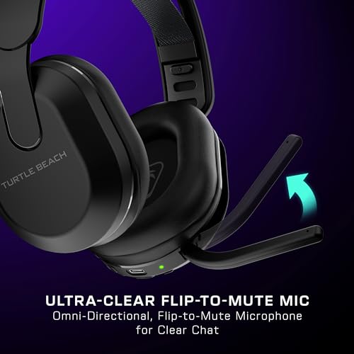 Turtle Beach Stealth 500 Wireless Amplified Gaming Headset for PS5, PS4, PC, & Mobile – 40-Hr Battery, Bluetooth, Memory F...