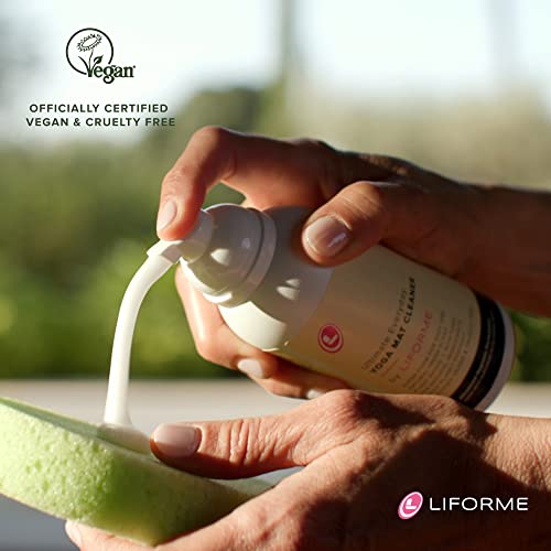 LIFORME Ultimate Everyday Yoga Mat Cleaner, Eco-Friendly, Natural & Organic Yoga Mat Cleaner, Vegan, Safe for all Yoga Mat...