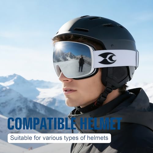 suoso Ski Goggles for Men and Women, Anti Fog Snow/Snowboard Goggles for Youth Adult UV400 Protection