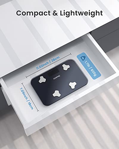 RENPHO Elis Go Travel Smart Scale with BMI, Body Fat, Muscle Mass | 13 Body Metrics via Bluetooth for Health Tracking, wit...