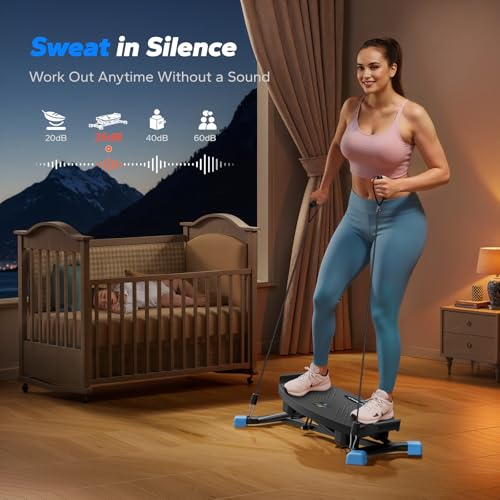 MERACH Balance Board for Adults, Rocking Stepper with Resistance Bands, Portable Wobble Board Featuring LCD Monitor, 300 l...