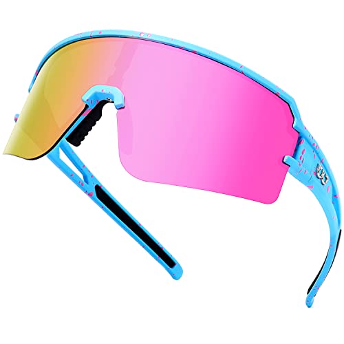 AVV Polarized cycling glasses sports sunglasses,UV400 Protection Fishing Driving running baseball sunglasses for men women