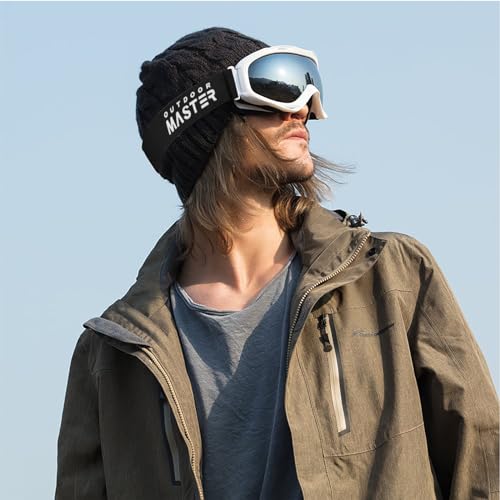 OutdoorMaster OTG Ski Goggles - Over Glasses Ski/Snowboard Goggles for Men, Women & Youth - 100% UV Protection