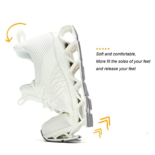 Wrezatro Women's Slip on Walking Running Shoes Blade Tennis Casual Fashion Sneakers Comfort Non Slip Work Sport Athletic T...