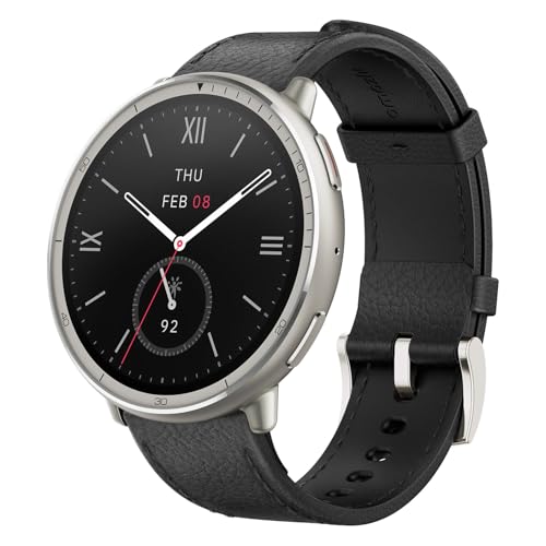 Amazfit Active 2 Premium Smart Watch Fitness Tracker (Round) for Android & iPhone, 10 Day Battery, Water Resistant, GPS Ma...