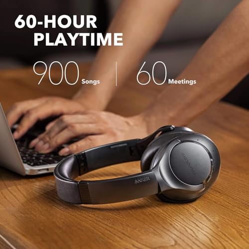 Soundcore Anker Life Q20 Hybrid Active Noise Cancelling Headphones, Wireless Over Ear Bluetooth Headphones, 60H Playtime, ...
