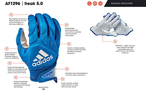 Adidas Freak 5.0 Padded Adult Football Receiver Glove