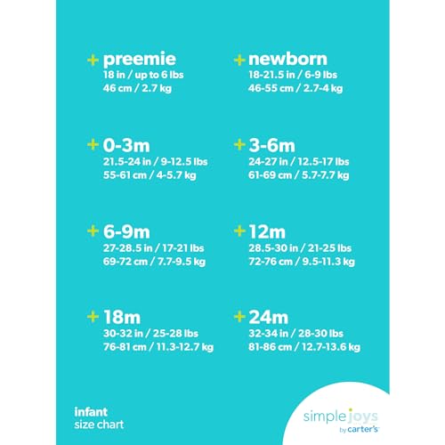 Simple Joys by Carter's unisex-baby 2-pack Microfleece Long-sleeve Sleepbag