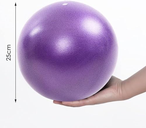 Small Pilates Ball 9 Inch Small Exercise Ball Mini Workout Yoga Balls for Gym Yoga, Core Training, Fitness, Workout, Stabi...
