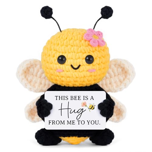 HeyPieces Get Well Soon Gifts for Women Men After Surgery, Positive Collectible Bee Gifts with Inspirational Card, Feel Be...