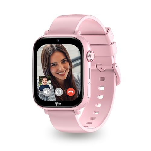 Kipywatch Smart Watch for Kids - Kids Watch with GPS Tracker & Safe Zones Alert – SMS, Voice & Video Call with School Mode...