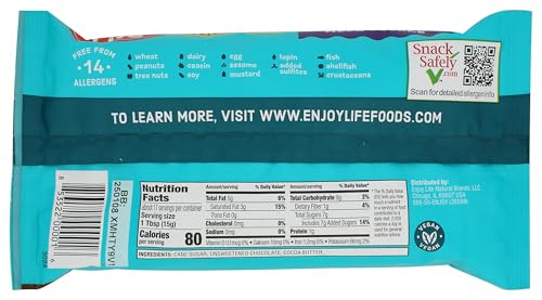 Enjoy Life, Chunks Chocolate Semisweet Gluten Free, 9 Ounce