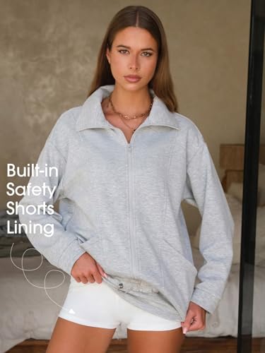 EXLURA Women 2 Piece Skirt Sets Airport Outfits Zip Up Sweatshirt Matching Skorts Tennis Sweatsuits Travel Tracksuit 2026