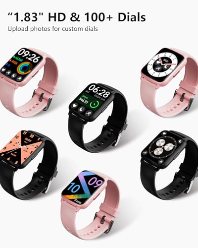 DIVElink Smart Watches for Men Women Fitness - Fitness Tracker with Monitor iP68 Waterproof 100+ Sport Mode Activity Track...