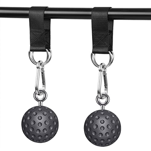 PANTIK Pair of Outdoor Hanging Straps with carabiner Holds 150kg/ 330lbs Straps Hanging Kit Hooks for Camping, Door Bar, G...