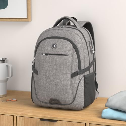 SHRRADOO Anti Theft Laptop Backpack Travel Backpacks with usb Charging Port for Women Men High School College Backpack Com...
