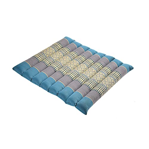 Zafuko Rollable Cushion - Organic Kapok Filling, use Rolled or Flat for Yoga and Meditation, Lightweight, Great car or sea...