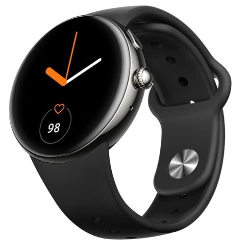 Parsonver AMOLED Smart Watch for Men Women, Always-On Display Fitness Tracker, Answer/Make Calls, 2 Quick-Release Bands, H...