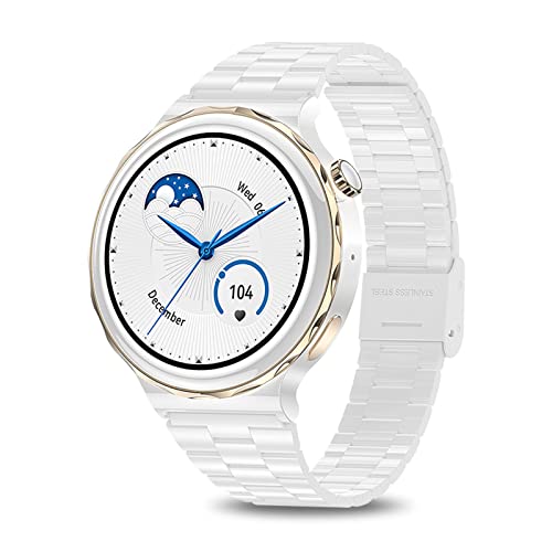 soinfo Smart Watches for Women(Answer/Make Call),Full Touch Fitness Tracker Watches with/Sleep/Heart Rate Monitor 100 Spor...