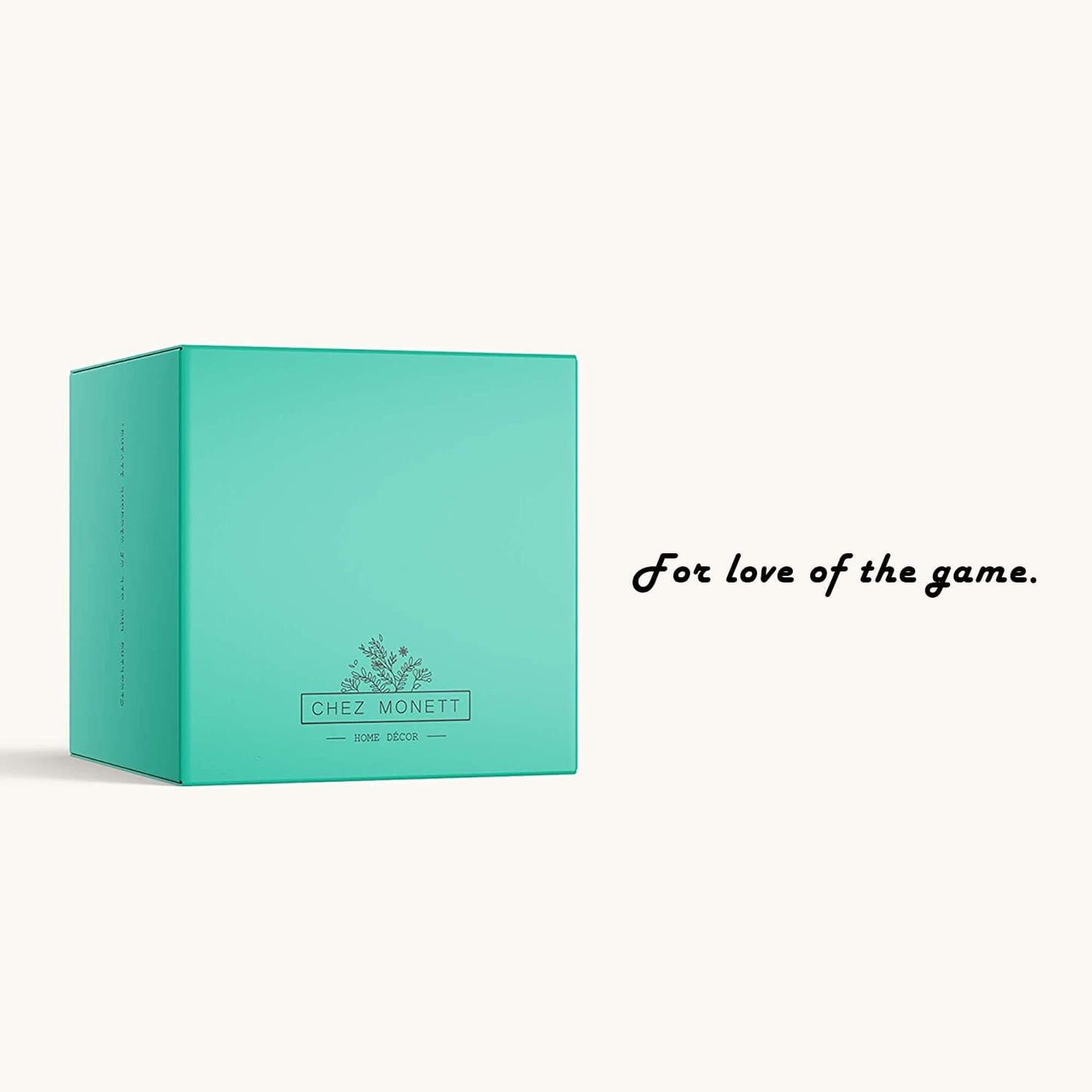 Golf Ball Display Case Hole in One Box - Wood with Glass Lid
