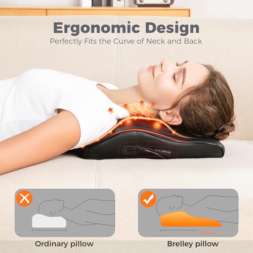 Neck and Back Massager for Pain Relief Deep Tissue with Heat, Shiatsu Shoulder Massager with Bi-Directional Rotating Head ...