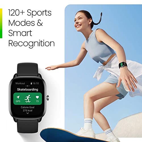 Amazfit GTS 4 Mini Smart Watch Unisex, Alexa GPS, Fitness Tracker w/ 120+ Sport Modes, 15-Day Battery Life, Heart Rate Blo...