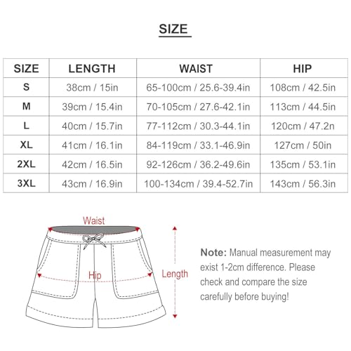 Deiubuc Women's Funny American Baseball Shorts Pajama Athletic Running Shorts Casual Pants Elastic High Waisted Pockets