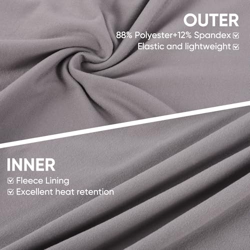 Bodvera Thermal Underwear for Kids，Boys Fleece Lined Base Layer Long Johns Thermals Top and Bottom Set for Winter Skiing