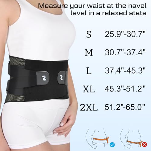NEENCA Lower Back Brace for Lower Back Pain Relief, Medical Grade Lumbar Support Belt for Women Men, Herniated Disc,Lumbar...