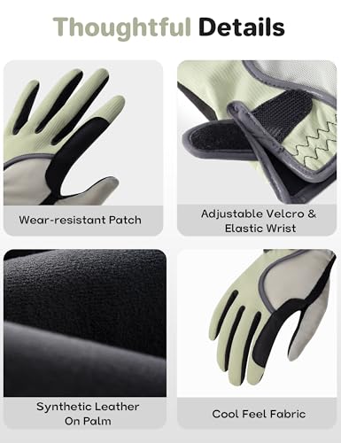 FitsT4 Sports Kids Horse Riding Gloves Girls Boys Equestrian Horseback Riding Gloves Mesh for Youth Children Touchscreen