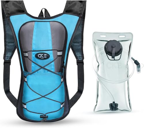 Hydration Backpack Hydration Pack Water Backpack with 2L(70-Ounce) Hydration Bladder for Men Women Kids for Running Hiking...