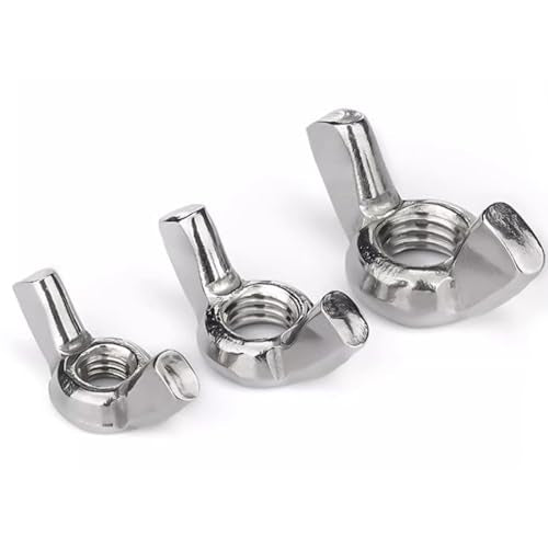 1/4"-20 Wing Nuts,Stainless Steel 18-8(304) Wing Nuts, 20Pcs-Pack
