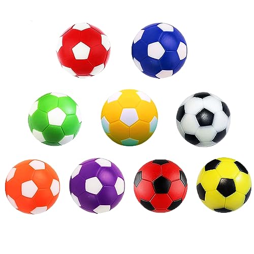 Inscool Foosball Table Balls 1.42 Inch Table Soccer Balls for Foosball Tabletop Game Foosball Accessory Replacements Multi...