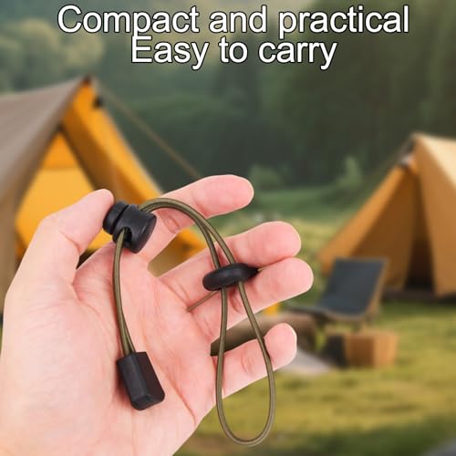 6 Pcs Hiking Pole Holders, Three Colors Portable Trekking Climbing Stick Backpack Elastic Straps for Trekking Poles Walkin...