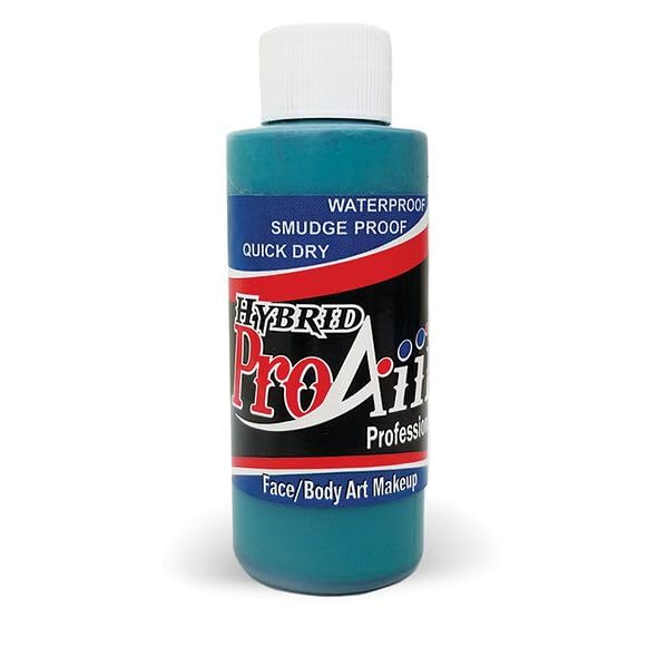 ProAiir Face and Body Painting Makeup - 2oz (60ml) Turquoise