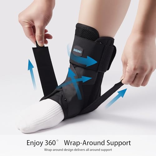 Ankle Brace for Women Men - Ankle Support Brace for Sprained Ankle, Ankle Stabilizer for Achilles, Tendon, Sprain, Injury ...