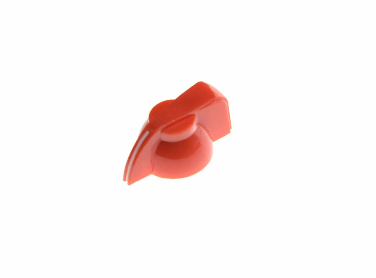Dopro Pack Of 12 Flat Top Guitar Chicken Head Knob Amp Effect Pointer Knob Red