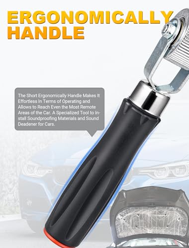LUMITECO Car Audio Sound Deadening Roller Seam Roller, Heat Abatement Mat Noise Roller Sound Insulation Tool for Auto, Sou...