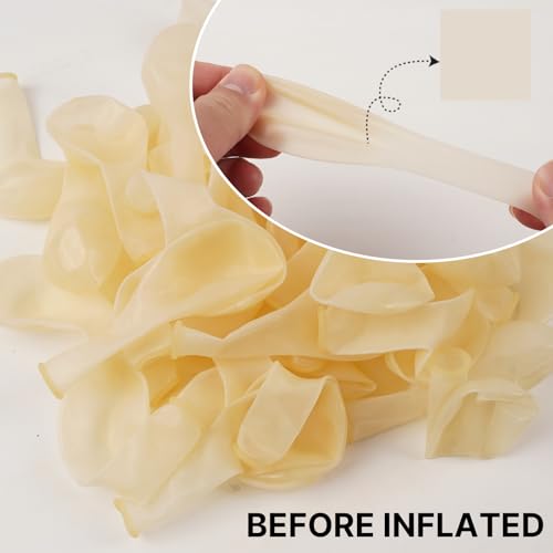 PartyWoo Clear Balloons 85pcs Different Sizes of 18 12 10 5 Inch Transparent Balloon Arch Kit for Graduation Wedding Baby ...