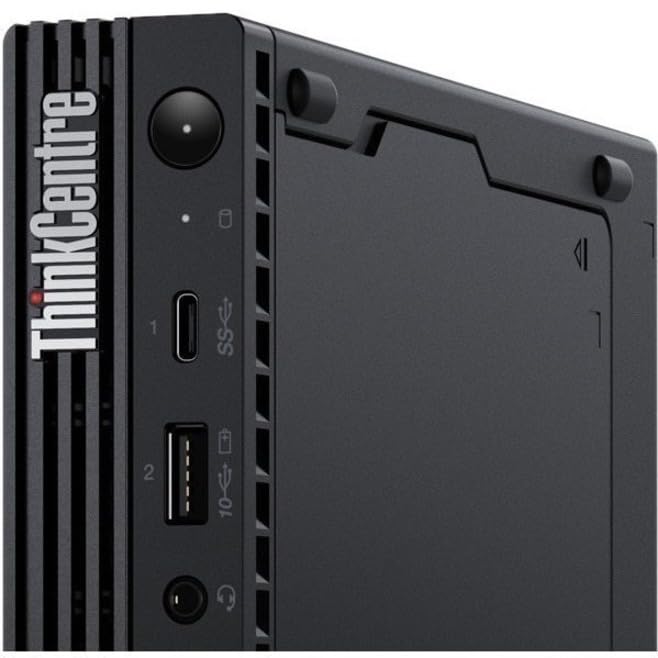 Lenovo Thinkcentre M80Q 11Dn0097Us Black Mini Desktop, I3-10100T, 8Gb, 128Gb Pcie Ssd, Intel Uhd 630, Windows 10 Pro