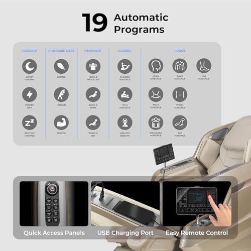 Osaki 4D Achilles l 360 Rotating Footrest l Full Body Massage Chair l Zero Gravity l 360 Kenading Calfrest l Lumbar Heatin...