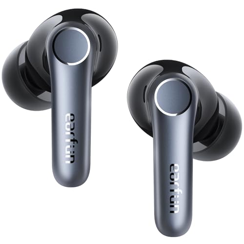 EarFun Air Pro 4 Adaptive Hybrid Noise Canceling Wireless Earbuds, Qualcomm Snapdragon Sound, aptX™ Lossless, 6 Mics AI CV...