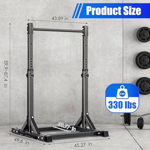 Pull Up Station,Affluent Power Tower Adjustable Pull Up Bar Free Standing, Pull Up Bar for Home Gym,Heavy Duty Multifuncti...
