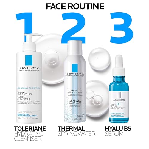 La Roche-Posay Thermal Spring Water, Face Mist Hydrating Spray with Antioxidants to Hydrate and Soothe Skin, Facial Spray