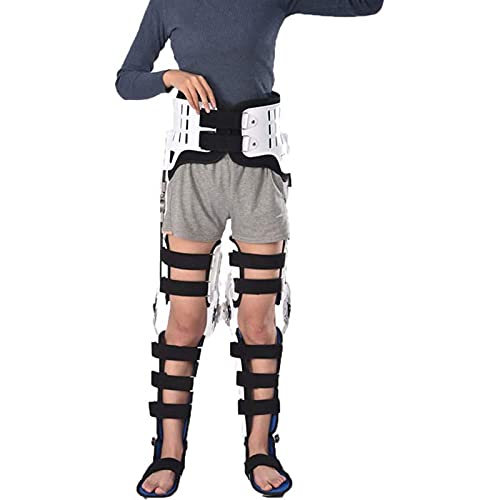 DJVHSRI Adjustable Knee Brace Support Orthopedic Hinged Knee Waist Support Brace,Hinged Knee Brace Adjustable Post Op Knee...