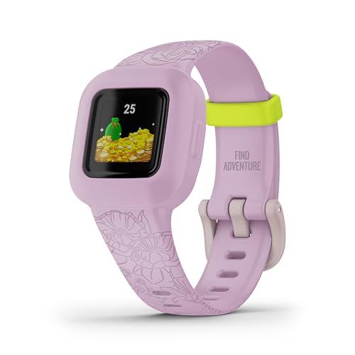 Garmin vivofit jr. 3, Fitness Tracker for Kids, Includes Interactive App Experience, Swim-Friendly, Up to 1-Year Battery L...