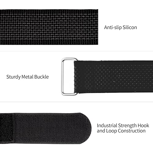 Bike Rack Straps, 4-Pack Trilancer Adjustable Bike Wheel Stabilizer Strap with Hook and Loop for Car and Wall Mount, for T...