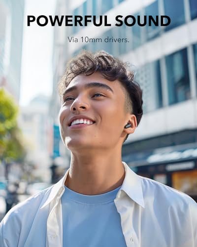 Soundcore P30i by Anker Noise Cancelling Earbuds, Strong and Smart Noise Cancelling, Powerful Bass, 45H Playtime, 2-in-1 C...