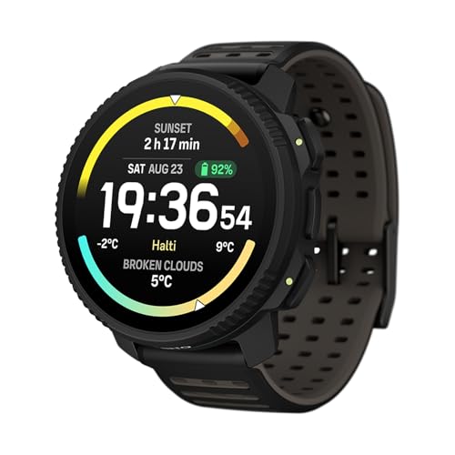 SUUNTO Vertical 2 GPS Sport Watch, Bright 1.5” AMOLED Touchscreen, LED Flashlight, 20-Day Battery Life, Offline Maps, Trai...