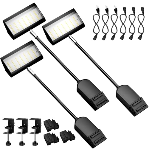 Trade Show Booth Lights, LED Display Lighting For Trade Shows,Portable Exhibit Arm Lighting,Connectable Craft tradeshow Li...